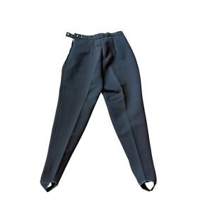 Vntg 50’s Ski Pant Stirrup French River Mills Profile Ski Wear Nylon Wool